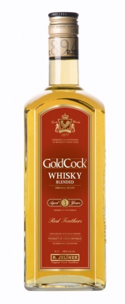 Gold Cock 3 year 40% 0,7l /Jel./