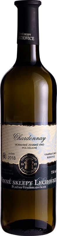 Chardonnay MOR. ZEM. 2018 POLOSUCHÉ 0,75l /LECH/
