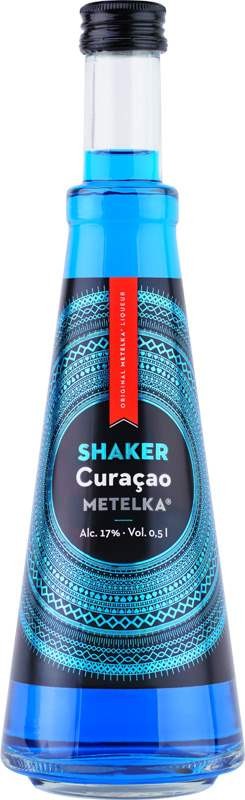 Shaker Curacao 17% 0,5l METELKA